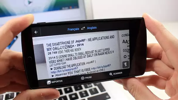 L&#039;application magique pour traduire des textes avec son smartphone