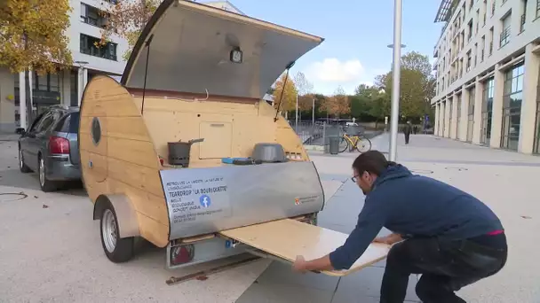 La Bourriquette, une mini-caravane en bois maxi-pratique