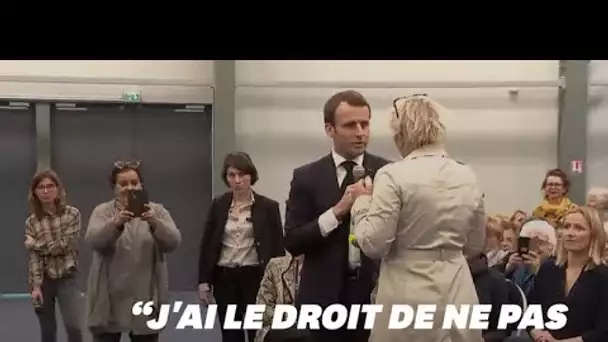 Invité-surprise au débat de Schiappa, Macron explique pourquoi il refuse de mettre un gilet jaune