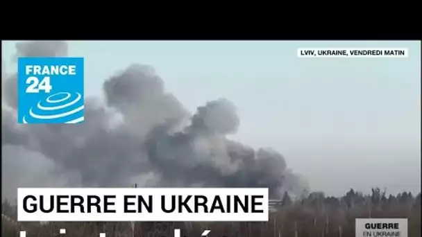 Guerre en Ukraine : explosions près de Lviv, une zone jusqu'alors épargnée par les combats