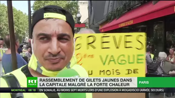 Gilets jaunes à Paris : Manifestation en soutien aux Gilets jaunes incarcérés