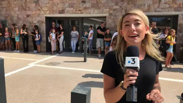 En direct du collège du Stiletto à Ajaccio . Rentrée des classes