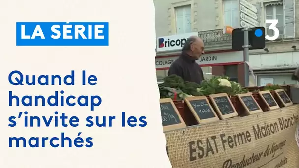 Quand le handicap s'invite au marché du Blanc