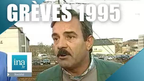 Grèves 1995: les cheminots du Mans | Archive INA