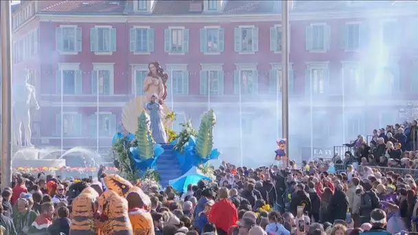 Carnaval de Nice 2023 : début de la grande parade des 150 ans