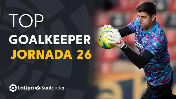 LaLiga Best Goalkeeper Jornada 26: Thibaut Courtois