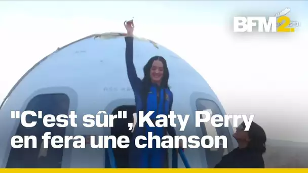 Katy Perry est de retour sur Terre après un bref voyage dans l'espace avec un équipage 100% féminin