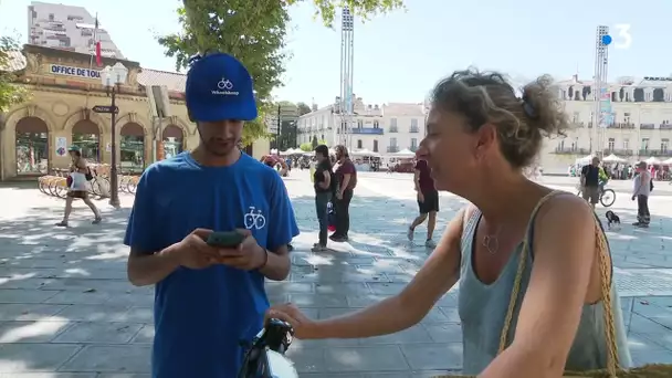 Montpellier : un parking à vélos gratuit et surveillé sur la place de la Comédie