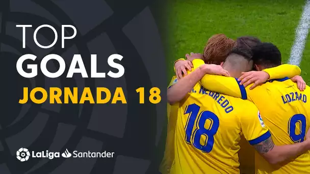 Todos los goles de la Jornada 18 de LaLiga Santander 2020/2021