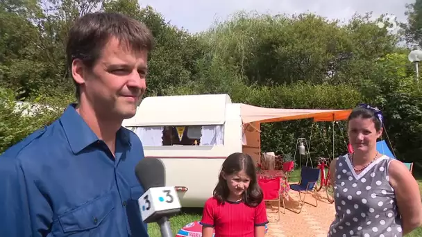 Rassemblement de camping rétro à Poix de Picardie