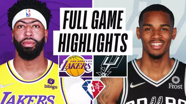 LAKERS at SPURS | FULL GAME HIGHLIGHTS | October 26, 2021