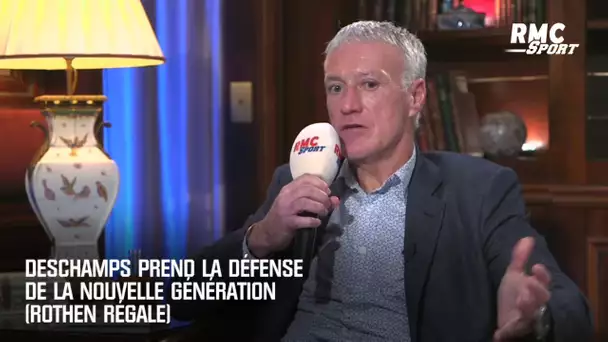 Deschamps prend la défense de la nouvelle génération (Rothen régale)