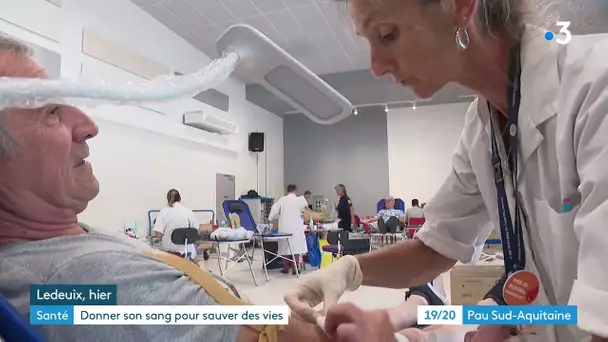Béarn : une collecte itinérante pour endiguer le manque de sang