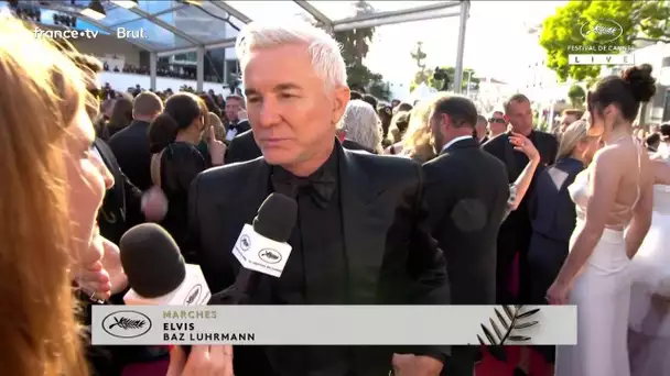 #Cannes2022 Baz Luhrmann en interview sur les marches de Cannes pour son dernier film Elvis