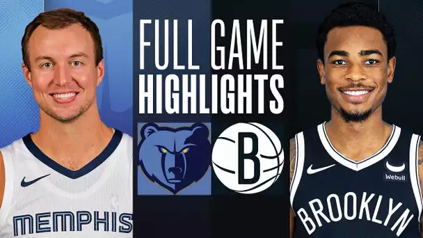 GRIZZLIES at NETS | FULL GAME HIGHLIGHTS | March 4, 2024