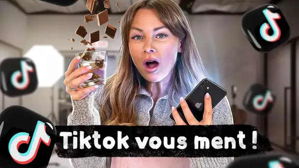 JE TESTE DES RECETTES TIKTOK : Du chocolat et de l'eau ?!