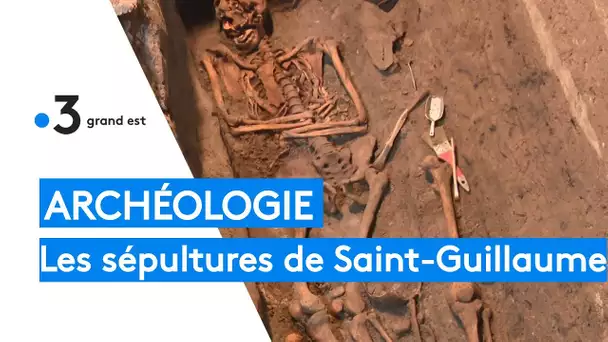 Archéologie : les sépultures du temple Saint-Guillaume
