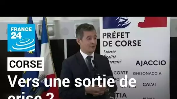 Corse : un protocole de sortie de crise soumis au ministre de l'Intérieur • FRANCE 24