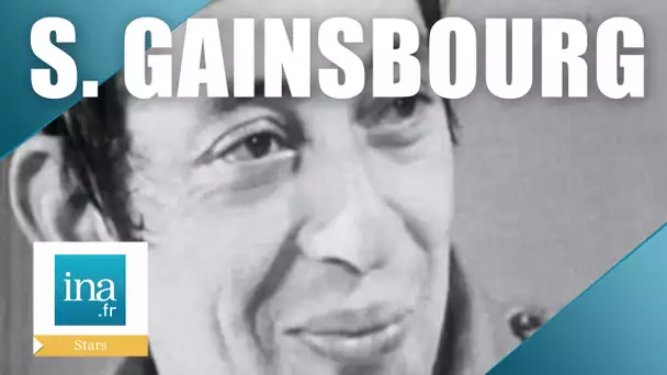Serge Gainsbourg "La chanson comme un divertissement" | Archive INA
