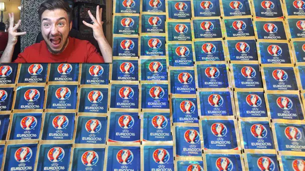 Ouverture de 100 Pack Panini FOOTBALL EURO 2016 ! MEGA OPENING FIFA PACK !