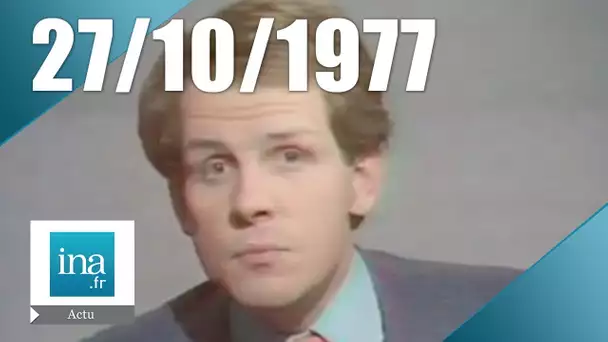 20h Antenne 2 du 27 octobre 1977 - 2 Français otages en Mauritanie | Archive INA
