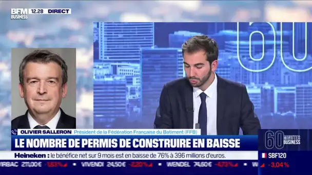 Olivier Salleron (FFB) : Le nombre de permis de construire en baisse