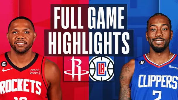 ROCKETS at CLIPPERS | FULL GAME HIGHLIGHTS | January 15, 2023
