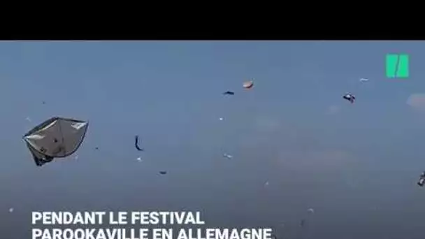 En Allemagne, ces festivaliers ont dû avoir une surprise en retournant à leur tente