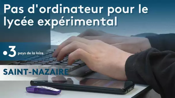 Lycée expérimental St Nazaire privé don d'ordinateurs par région