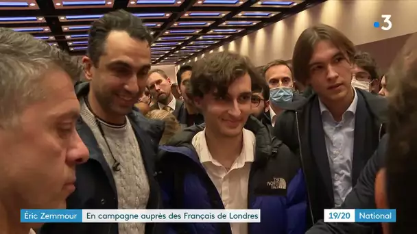 Eric Zemmour en campagne auprès des Français de Londres