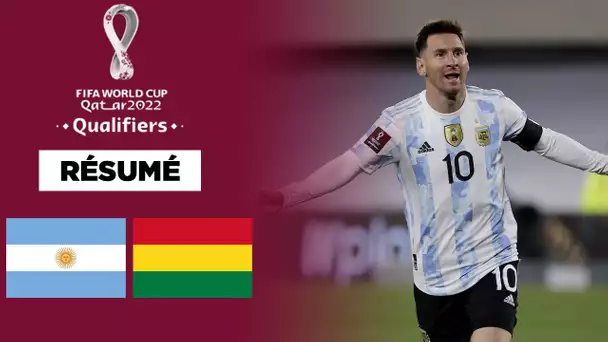 Résumé : Messi voit triple, l'Argentine écrase la Bolivie