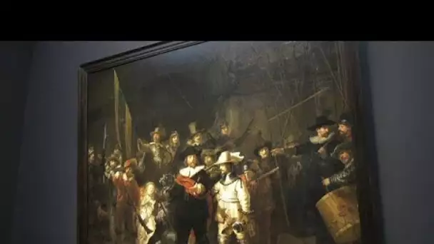 'Ronde de nuit' de Rembrandt restaurée au grand jour, en public