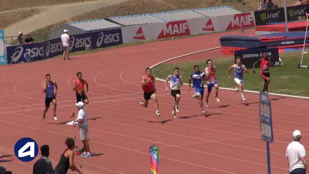 Angers 2019 : Finale 200 m Juniors M (Paul Tritenne en 20&#039;&#039;94)