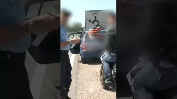 8 jours avec son permis… et déjà un danger de la route ! #shorts #infractions #police