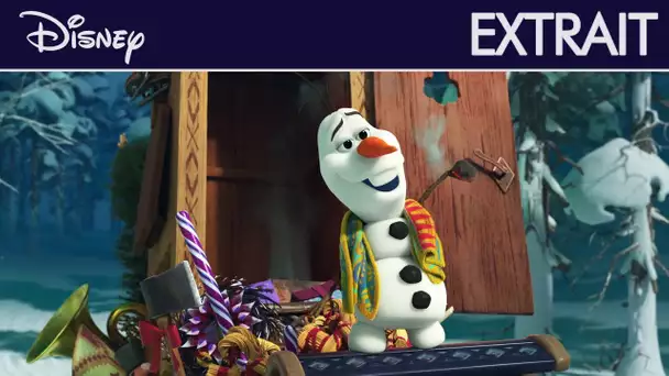 La Reine des Neiges : Joyeuses fêtes avec Olaf - Extrait : Le traîneau des traditions | Disney
