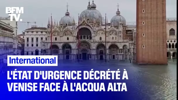 Acqua alta: le gouvernement italien décrète l'état d'urgence à Venise