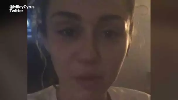 En pleurs, Miley Cyrus publie un message vidéo pour Donald Trump