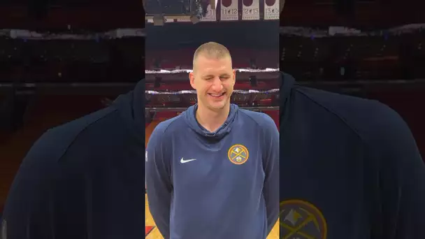 Ring talk 💍 Nikola Jokić on his tying his wedding ring to his sneakers every game! 💙 | #Shorts