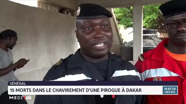 Sénégal: 15 morts dans le chavirement d´une pirogue à Dakar