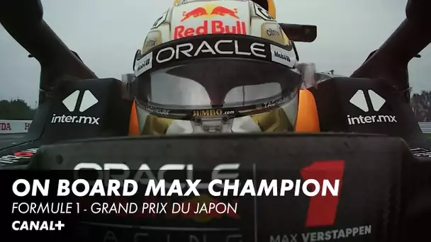 On board max Verstappen Champion du monde - Formula 1 Grand prix du Japon