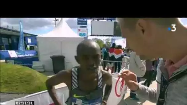 Marathon de La Route du Louvre : victoire du Kenyan John Langat