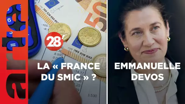Emmanuelle Devos / La France du « SMIC » ? - 28 Minutes - ARTE