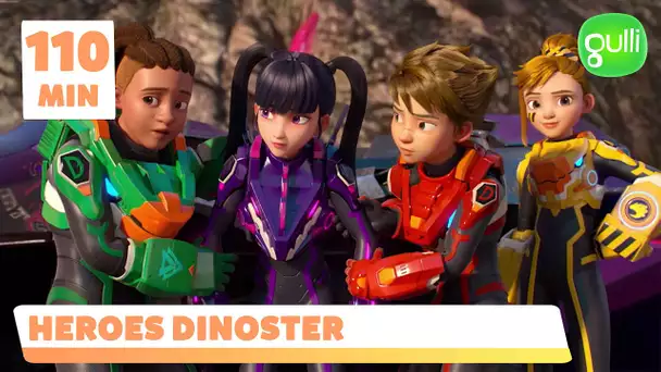 HEROES DINOSTER 🤖 SOS la TERRE des DINOS est en DANGER 😨😵‍💫 (Compilation d'épisodes en entier)