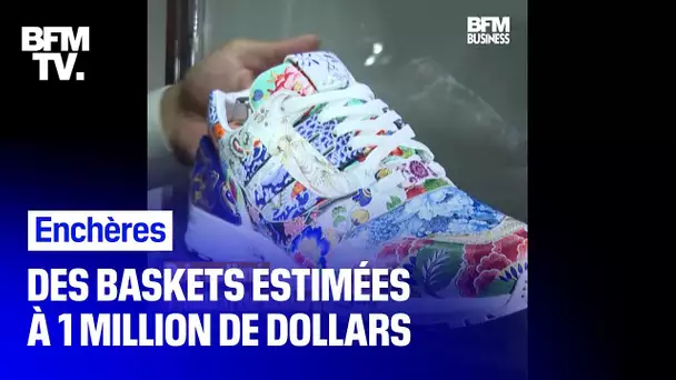 Cette paire de baskets est estimée aux enchères à un million de dollars