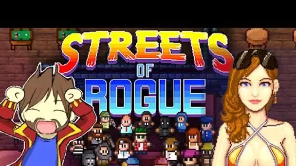 UN ROGUE-LIKE COMPLÈTEMENT OUF !!! -Streets Of Rogue- avec Bob & Jehal