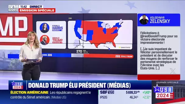 Donald Trump élu selon les médias américains