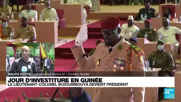 Guinée : le chef de la junte prête serment comme chef de l'Etat • FRANCE 24