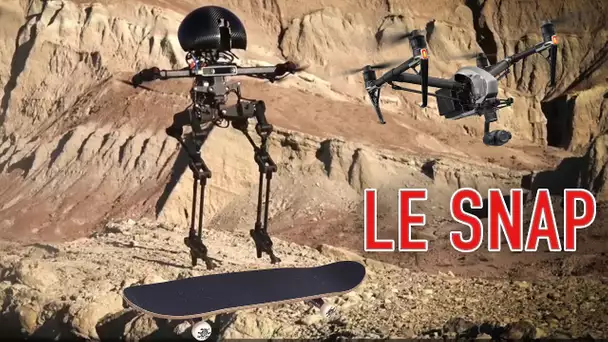 Le Snap #49 : Leonardo, le premier drone capable de voler, marcher et faire du skateboard !