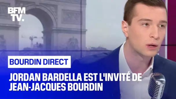 Jordan Bardella face à Jean-Jacques Bourdin en direct