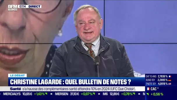 Nicolas Doze face à Jean-Marc Daniel : Christine Lagarde, quel bulletin de notes ?